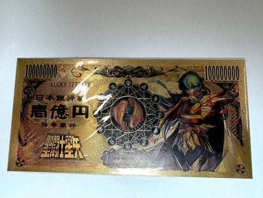 聖闘士星矢 黄金聖闘士 開運 金運片 _雙魚座 款1