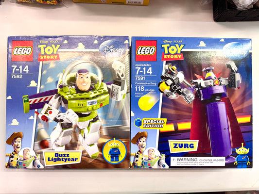 Lego 7591 & Lego 7592 Buzz Lightyear and Zurg