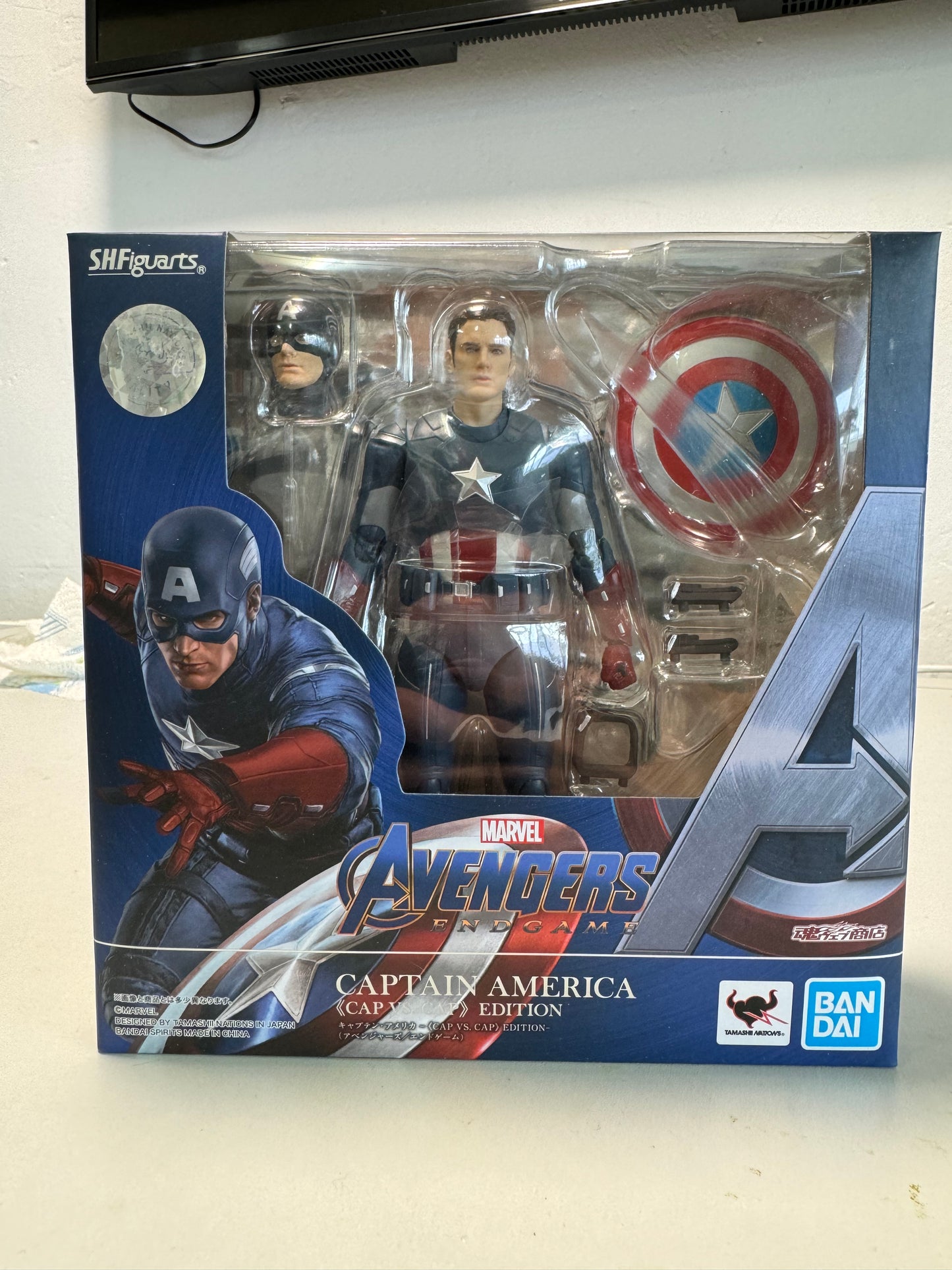 S H Figuarts Avengers - captian America - CAP VS CAP Edition